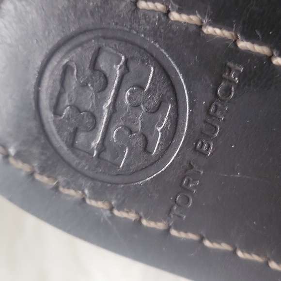 Tory Burch Black Leather Sandals - Picture 5 of 10